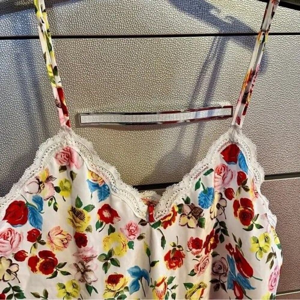 Vintage Natori Slip Nightgown Floral sleep Slip Dress - Large - Picture 12 of 14